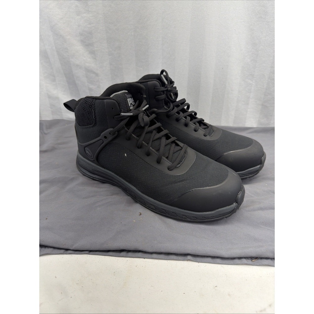 SEMI‎ New Timberland PRO COMPOSITE TOE SZ 10.5 MEN Athletic SHOE Mid Black A1S5M